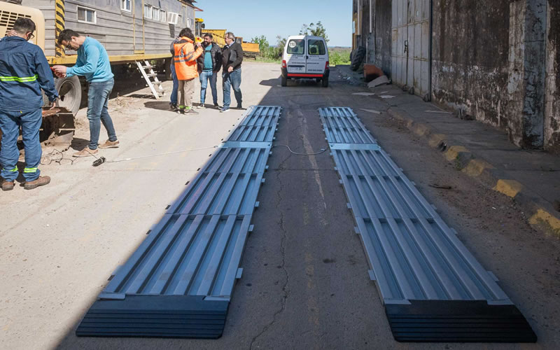 Vialidad incorporó balanzas portables para pesaje de camiones