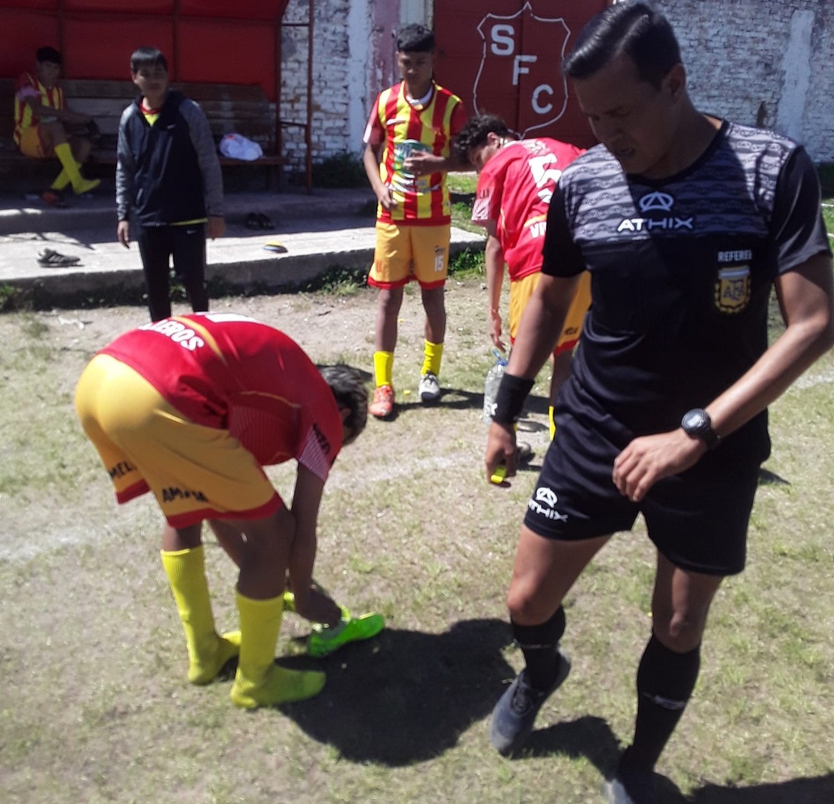 Árbitro de la Liga Concordiense de Fútbol y un gesto que vale mucho