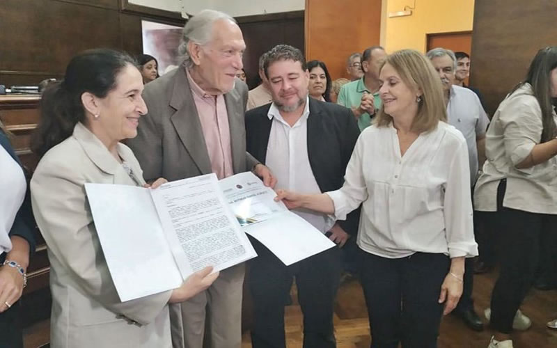 Alberto Rotman fue declarado Ciudadano Ilustre por el Concejo Deliberante