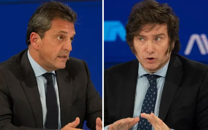 ¿Qué carrera estudiaron y qué hicieron antes de ser candidatos a presidentes Javier Milei y sergio massa?