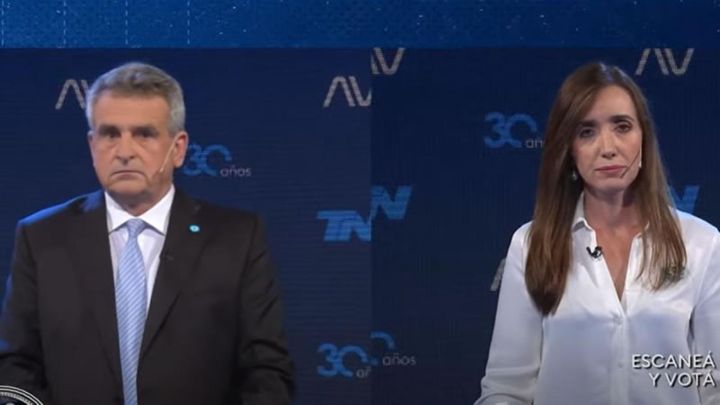 Todo lo que dejó el debate de los candidatos a vicepresidente Agustín Rossi y Victoria Villarruel