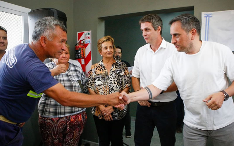 Cabandié visitó el espacio de cuidados infantiles del abasto y destacó las políticas de inclusión
