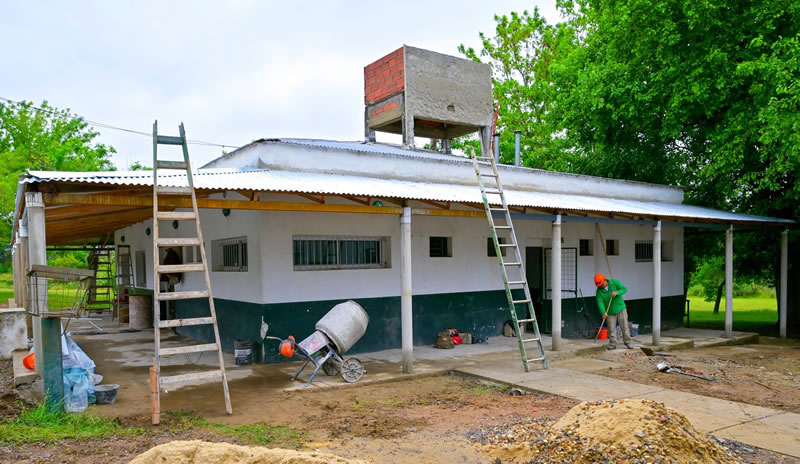 Están en marcha las reformas y puesta en valor del Albergue Municipal del Polideportivo