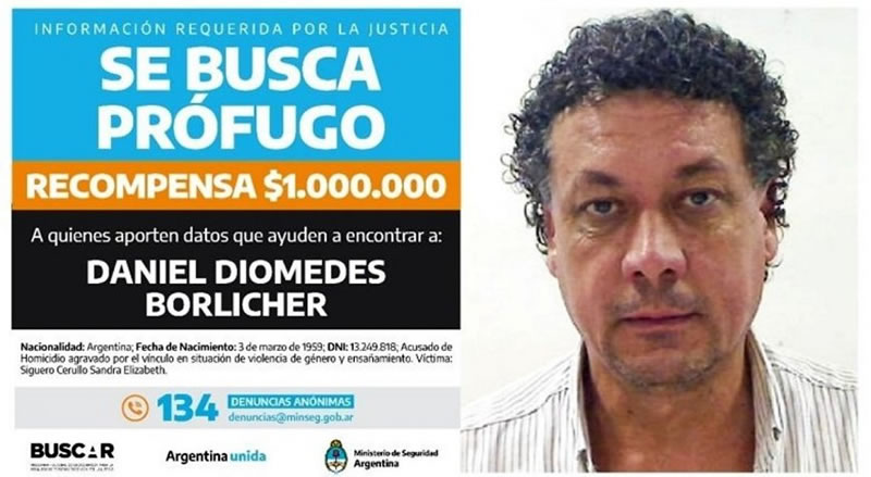 Ofrecen una millonaria recompensa por datos de un femicida que podría estar oculto en Entre Ríos
