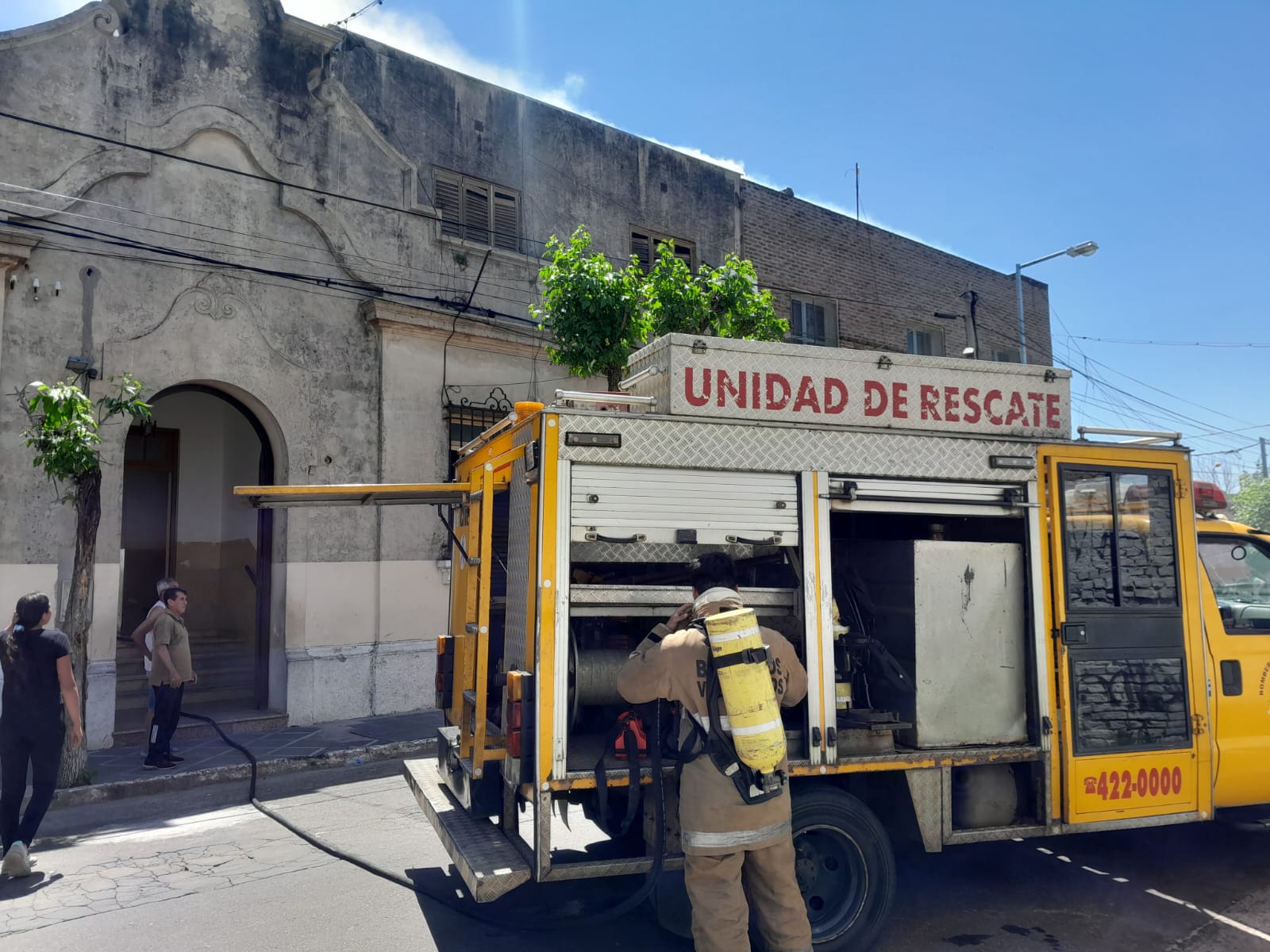 Lamentable siniestro: Incendio en la Casa Parroquial de Gruta de Lourdes