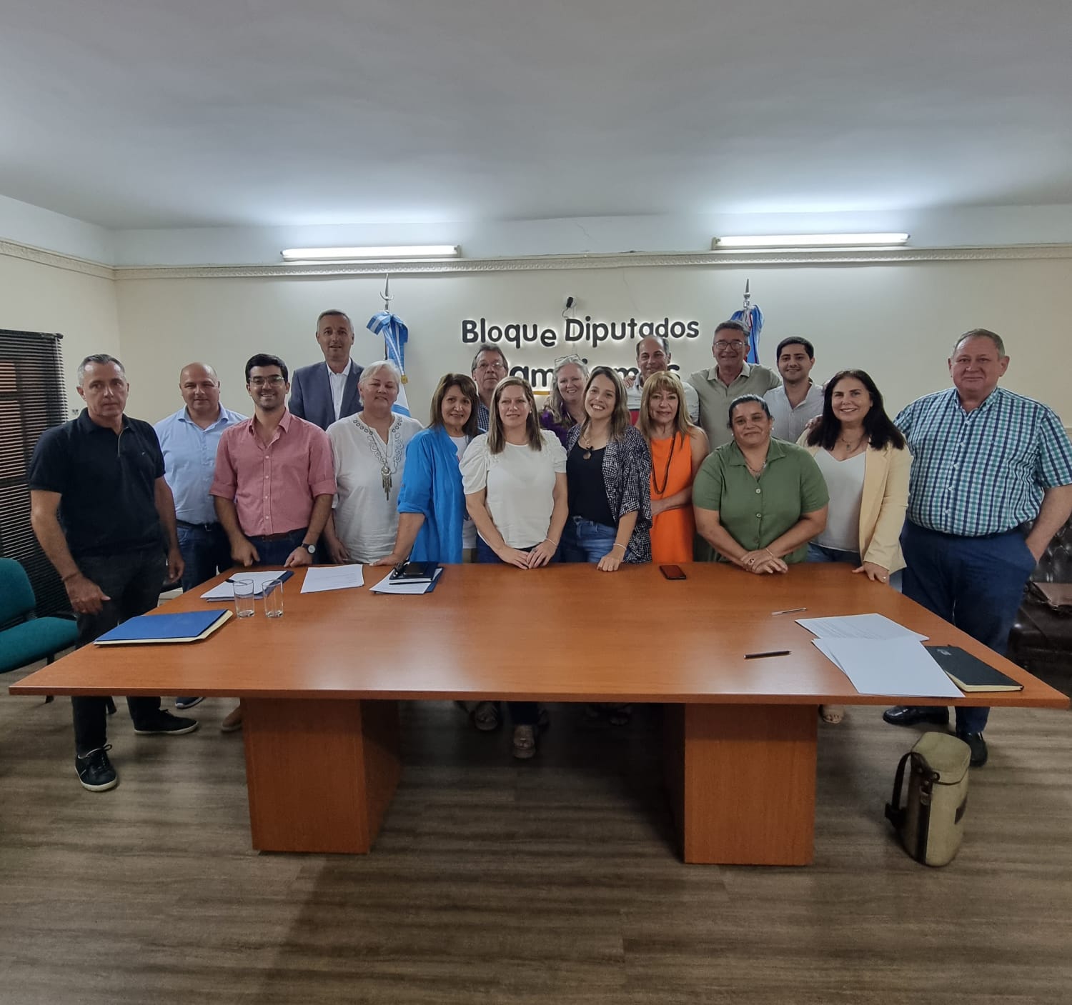 Se reunión el bloque de diputados de Juntos por Entre Ríos
