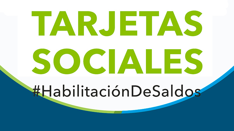 Hoy viernes se acreditan las tarjetas sociales