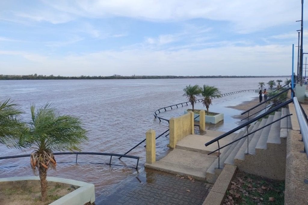 El Río Uruguay frente al puerto local estará cerca de los 11 metros