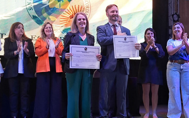 Francisco Azcué y Reta de Urquiza fueron proclamados como intendente y viceintendente de Concordia