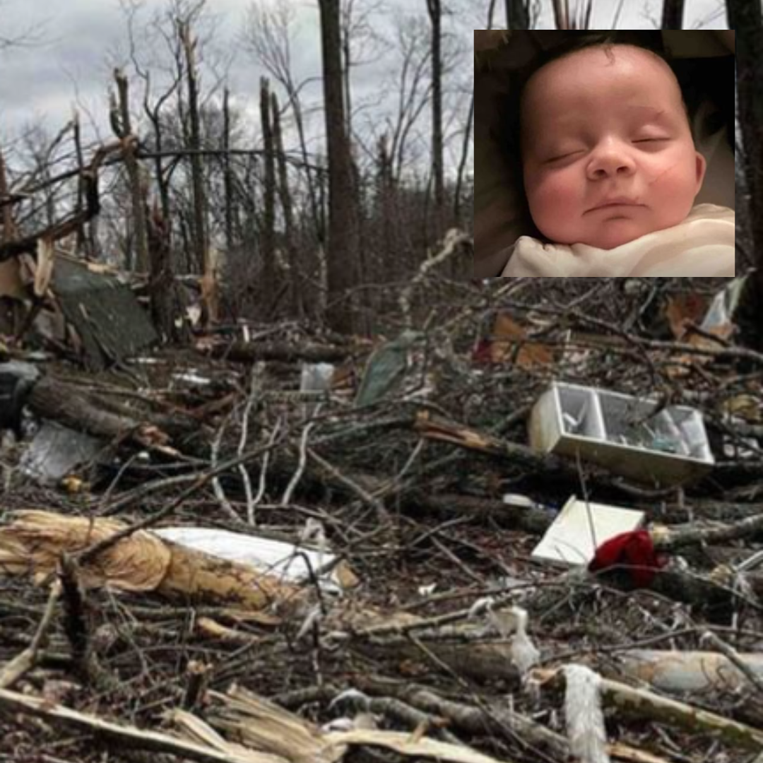 El bebé que fue encontrado vivo en un árbol tras ser arrastrado por un tornado en EE.UU.