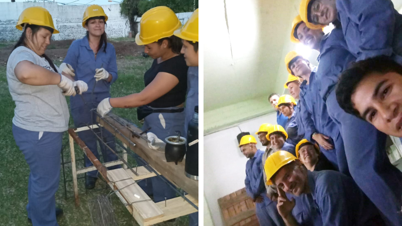 CAFESG y UOCRA realizaron el cierre de cursos en construcción