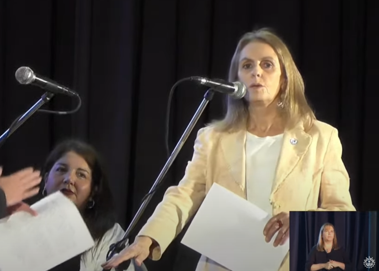“No hay plata, el municipio no tiene un peso, tiene muchas deudas” dijo la vice intendenta Reta de Urquiza