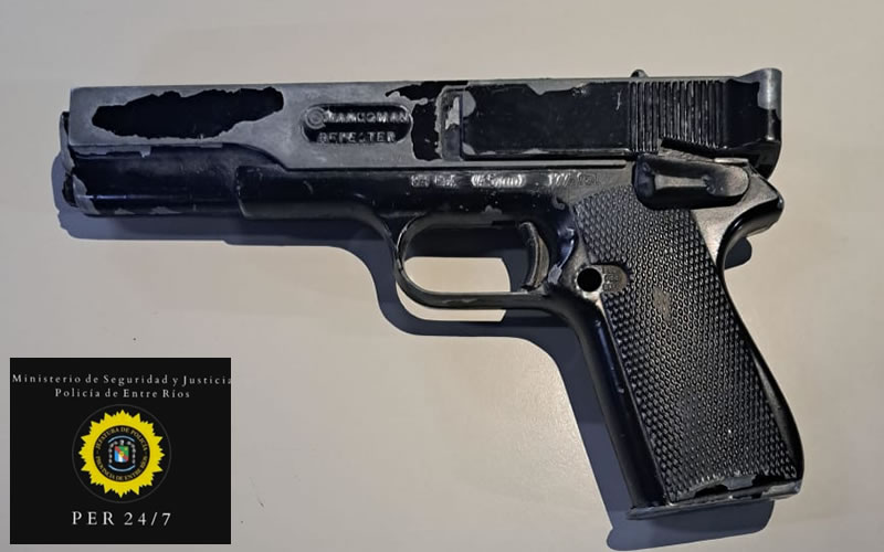Dos motochorros intentaron asaltar a una joven con una réplica de arma de fuego