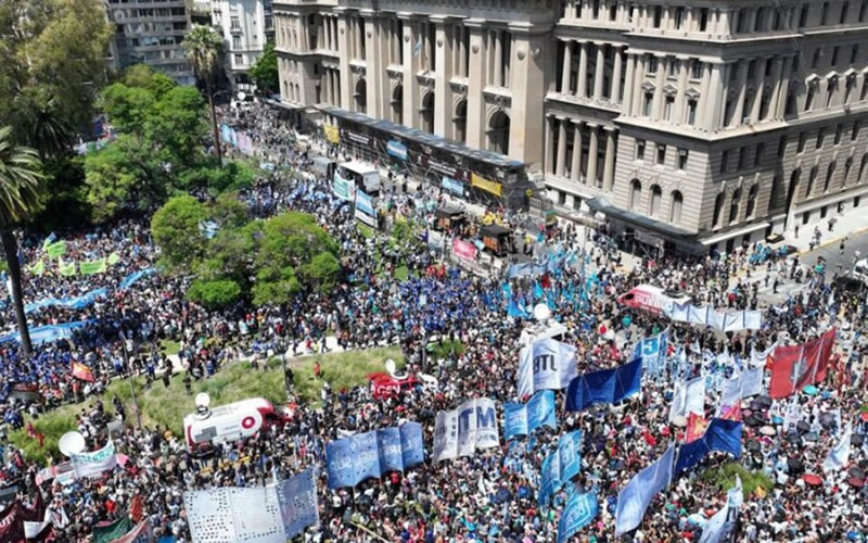 Paro y marcha: La CGT se comprometió a respetar el protocolo antipiquetes y calcula reunir 200.000 personas en el Congreso