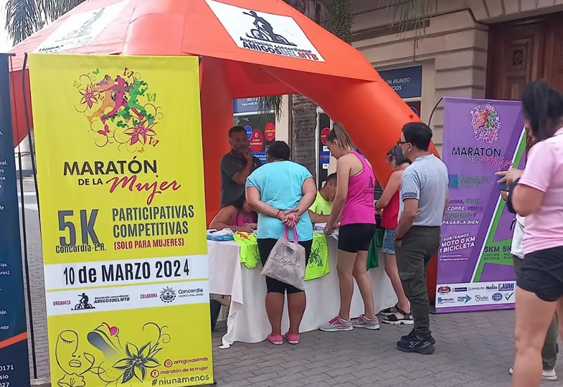 Se inició la inscripción para la Maratón de la Mujer en Concordia