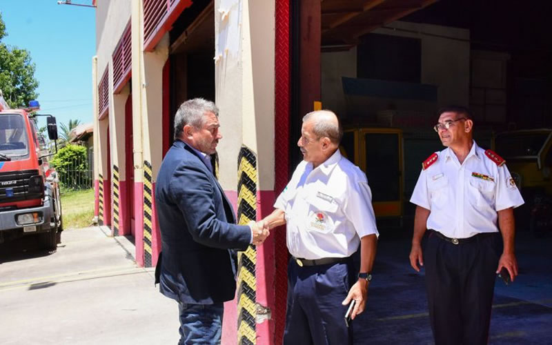 La provincia define acciones con Bomberos Voluntarios para situaciones de emergencia