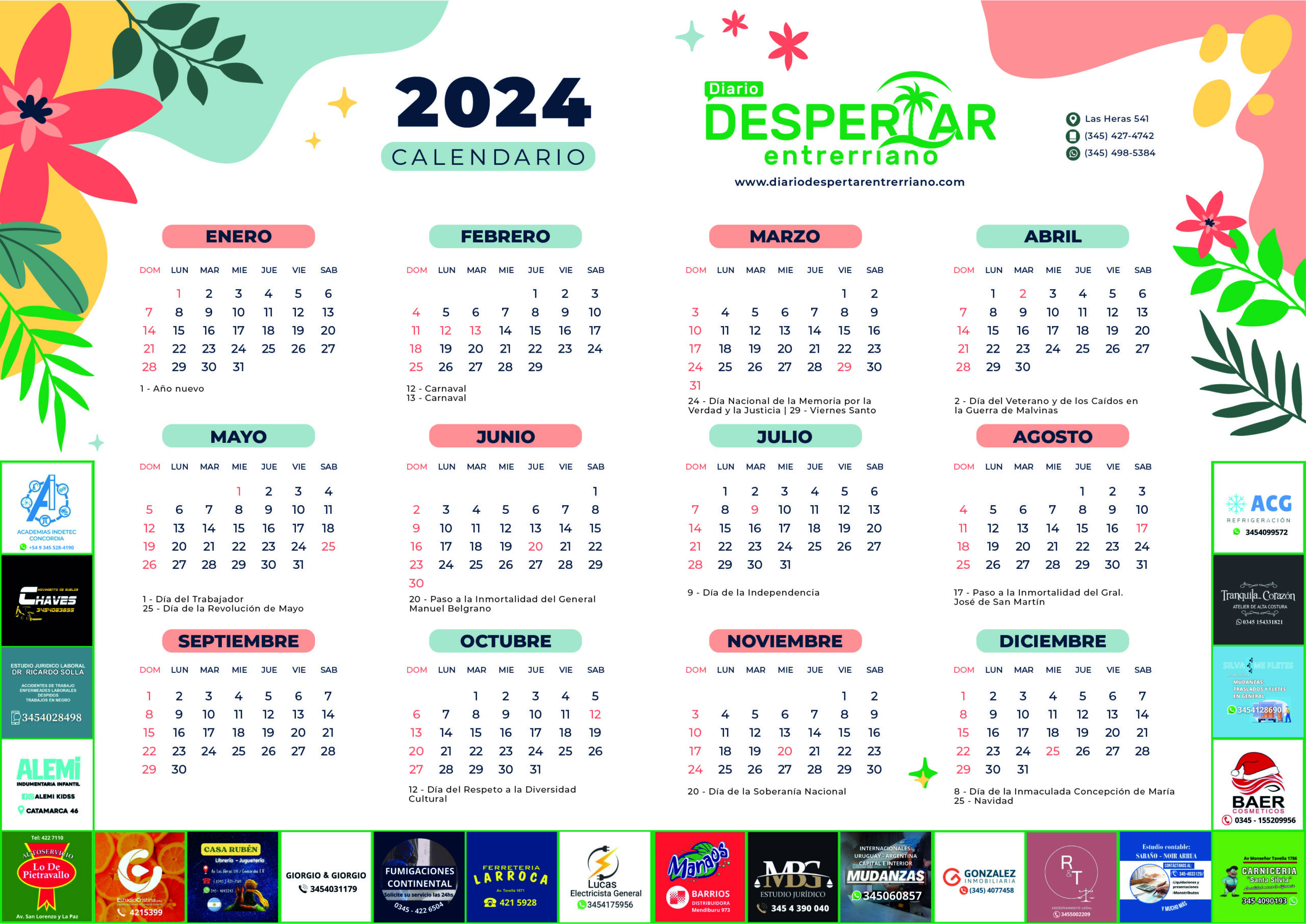 Almanaque Despertar Entrerriano 2024