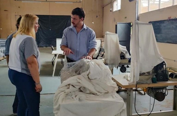 Buscan reabrir la parte textil municipal sin funciones desde agosto del año pasado