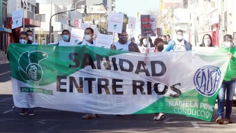 Salud: Trabajadores entrerrianos adhieren a paro nacional