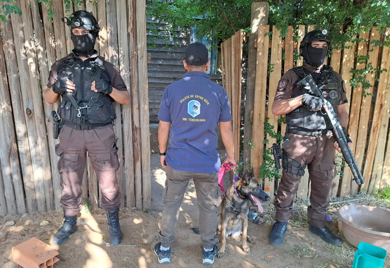 Secuestran droga, armas y dinero en múltiples allanamientos