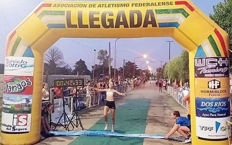 38° Maratón de Federal: Ganaron Ximena Simeone y Luis Barrio