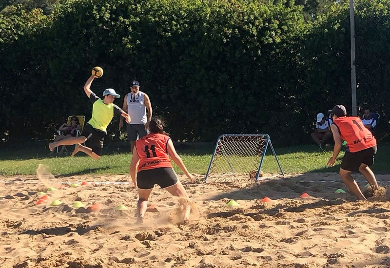 Primer Torneo de Beach Tchoukball en la Costanera