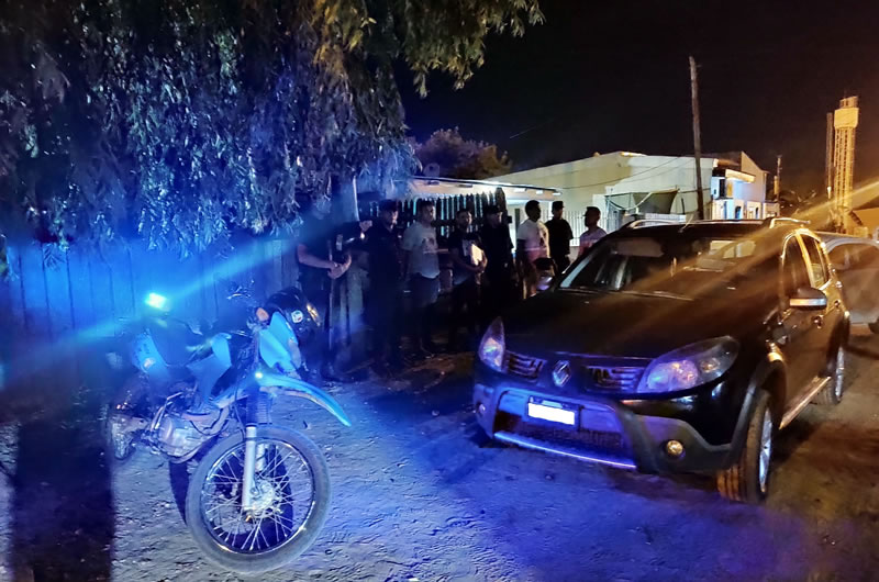 Allanamiento con detenido tras el violento robo a un camionero