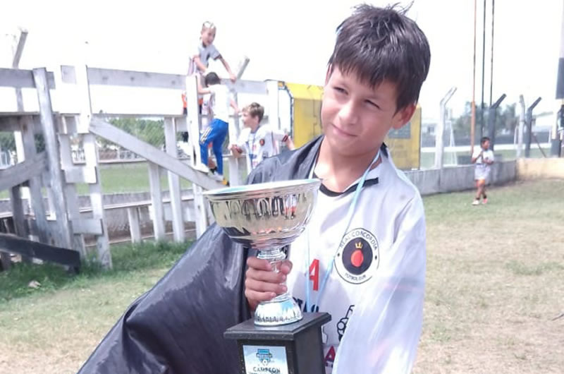 Prometedora figura del fútbol de Concordia