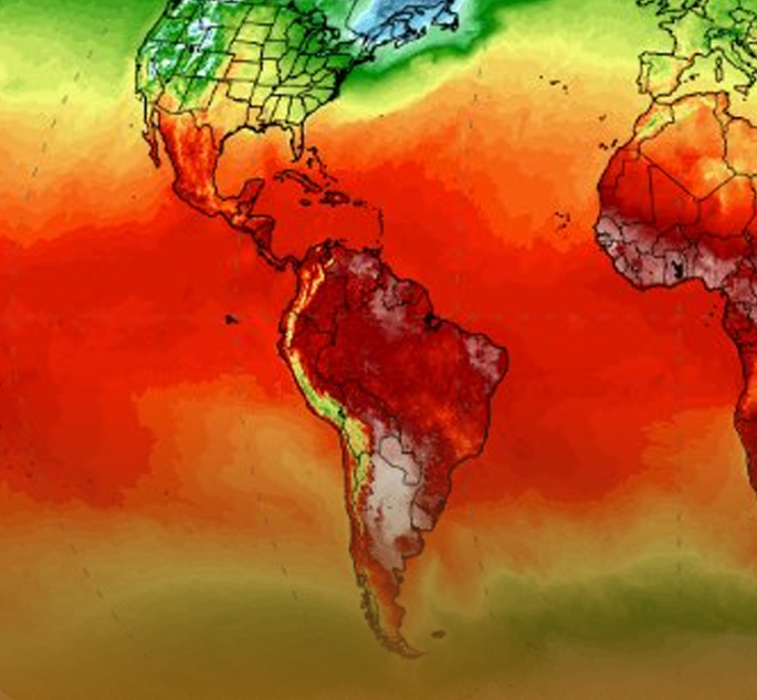 Argentina será el país más caluroso del mundo durante los próximos 5 días