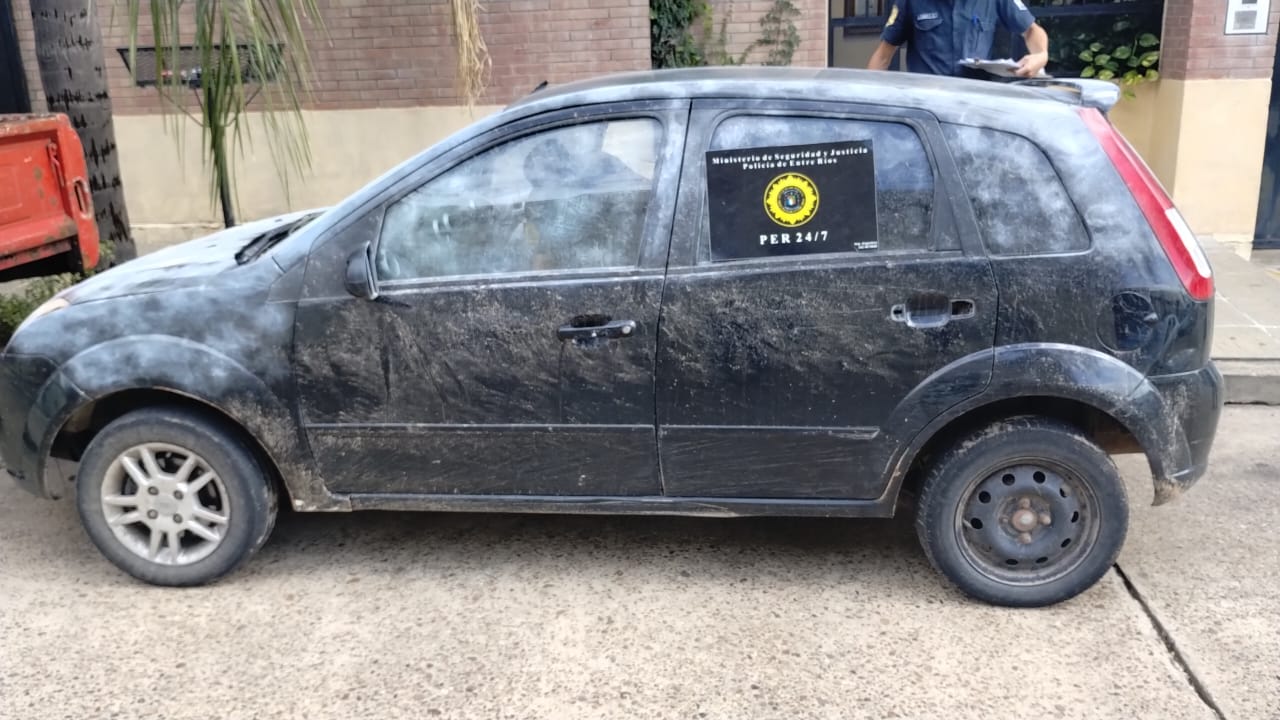 Automóvil fue encontrado en Concordia luego de ser robado en Federal
