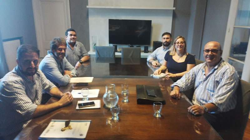 Reunión entre el Colegio de Martilleros y el Municipio para ultimar detalles sobre remates de bienes del Estado