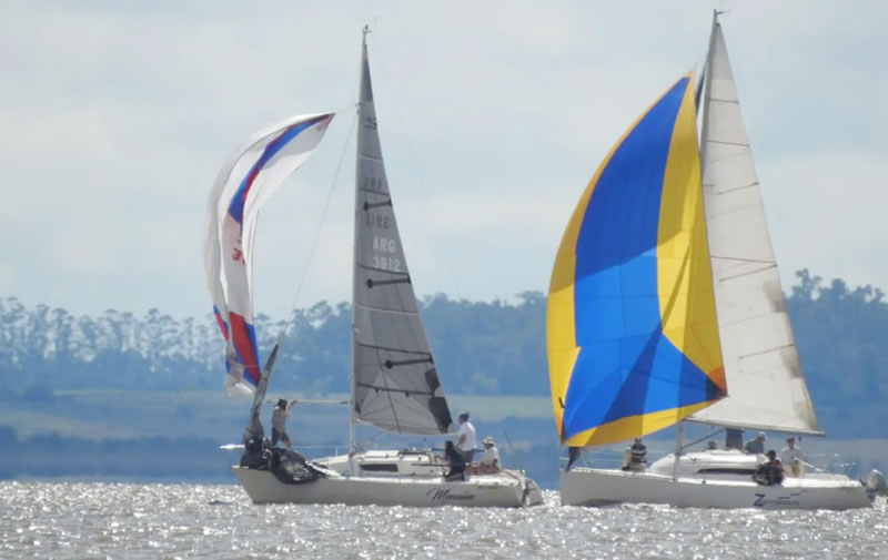 Se llevó a cabo la segunda fecha del calendario de «Regatas de Veleros» en el Lago Salto Grande