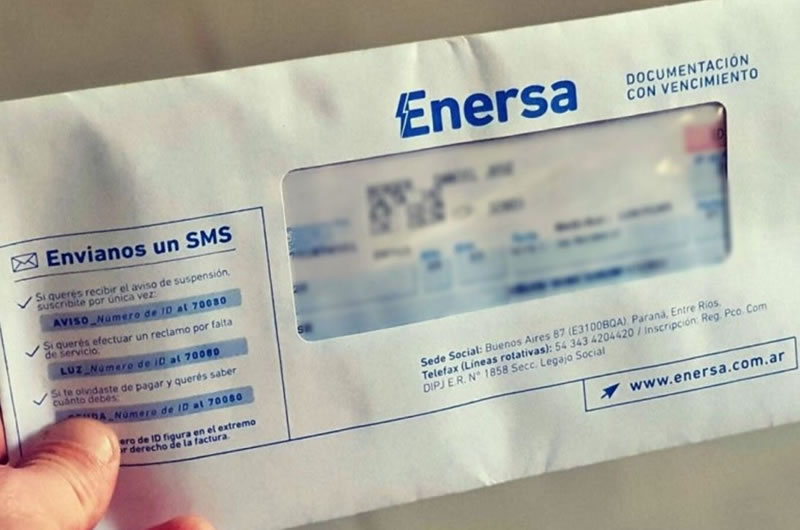 ENERSA señaló que los aumentos se deben a la eliminación de los subsidios que dispuso el Gobierno nacional