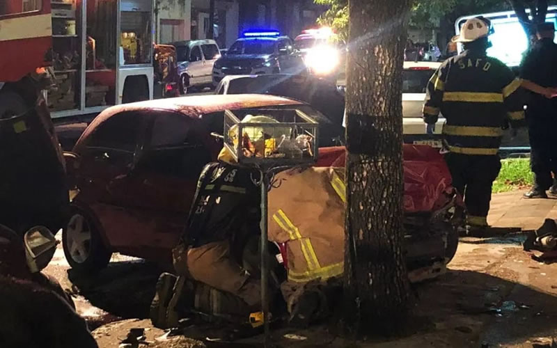 Gave accidente en Colón: Seis jóvenes involucrados y los conductores detenidos por “maniobras peligrosas”