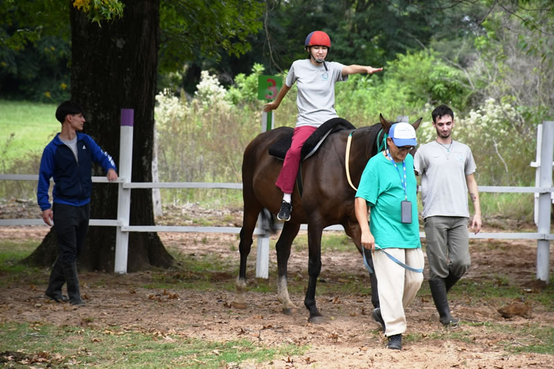 Se realizó la reapertura del Centro de Equinoterapia Municipal «Pucará», ubicado en el predio del Jardín Botánico