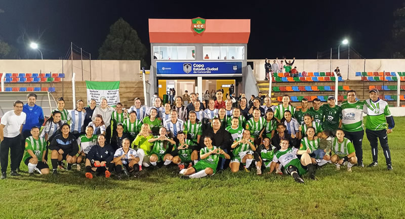 Se jugó en Concordia un Amistoso Internacional de Fútbol Femenino
