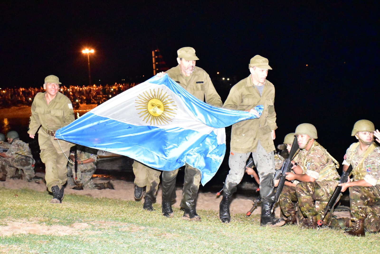 Se suspendió la vigilia por los 42 años de Malvinas debido a las inclemencias meteorológicas