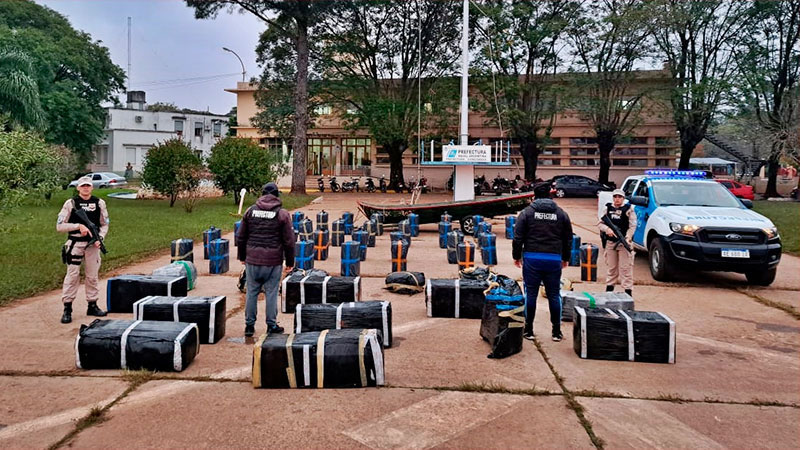 Prefectura evitó contrabando de mercadería ilegal por $50 millones en el río Uruguay