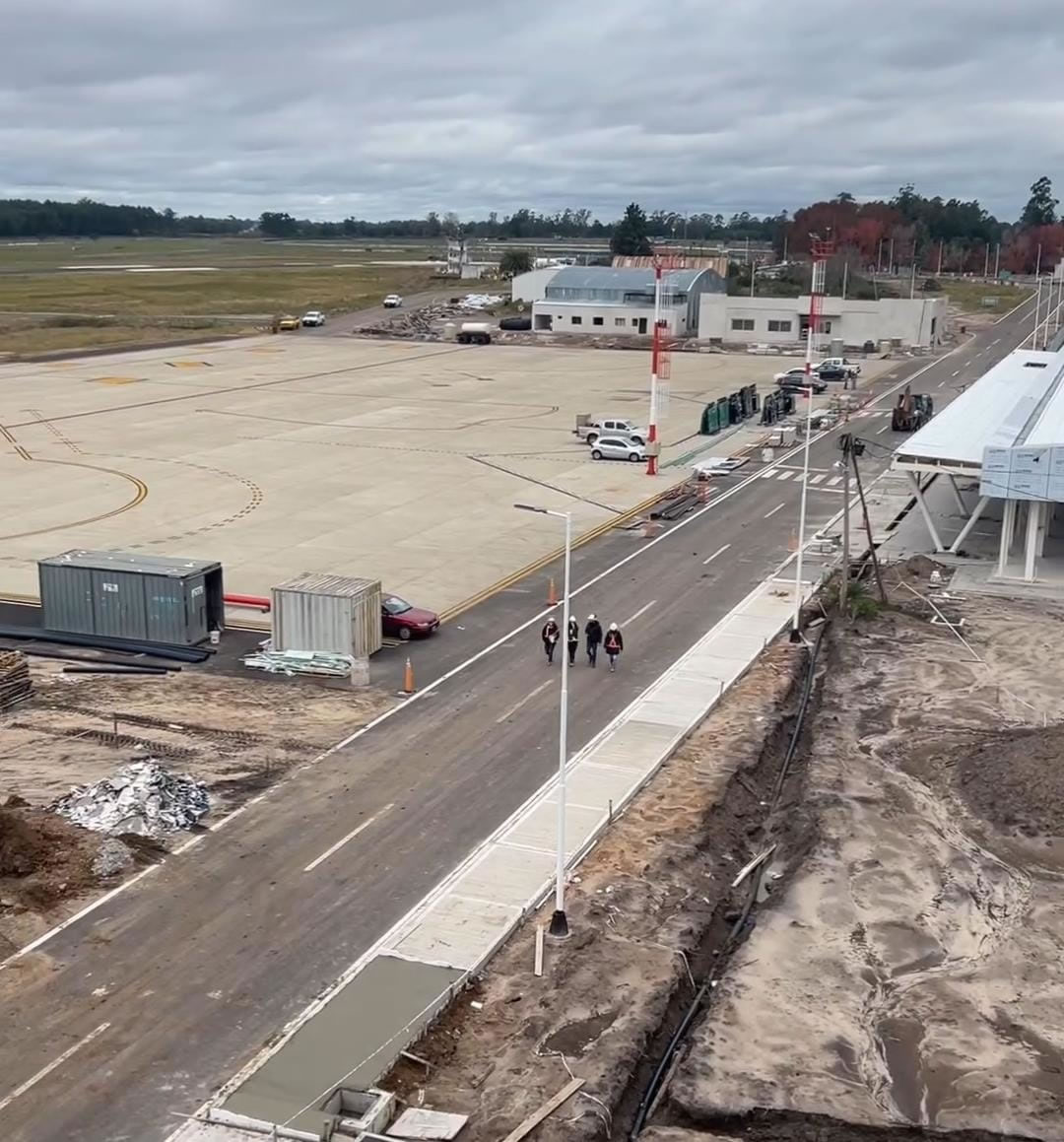 La obra del Aeropuerto de Concordia se encuentra en un 80% ya con una posible fecha de finalización