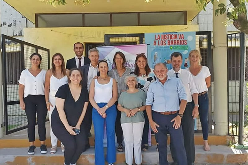 El programa «La Justicia va a los Barrios» regresa este viernes a Concordia