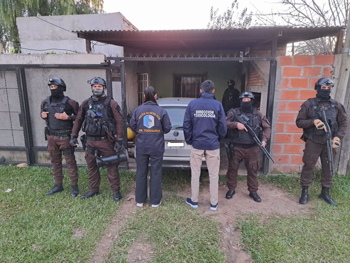 En allanamiento secuestran droga y detienen a un hombre en el barrio «Don Jorge»