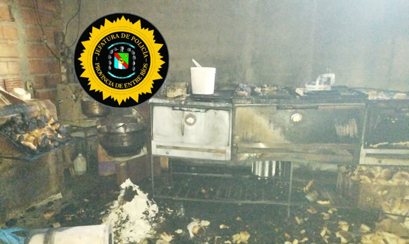 Una panadería se incendió luego de una explosión por una pérdida de gas