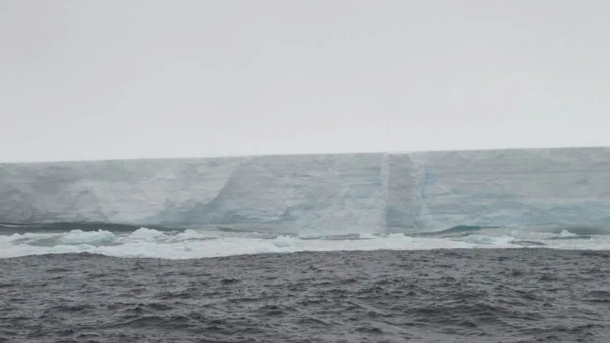 Un iceberg de casi dos veces el tamaño de la Ciudad de Buenos Aires se desprendió en la Antartida