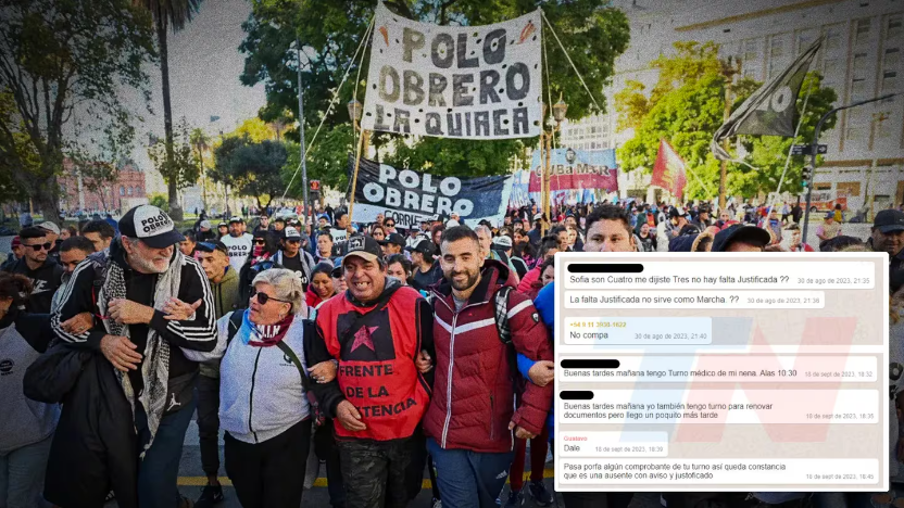 Las pruebas de la Justicia contra dirigentes sociales: «Como no marcharon, no retiran mercadería»