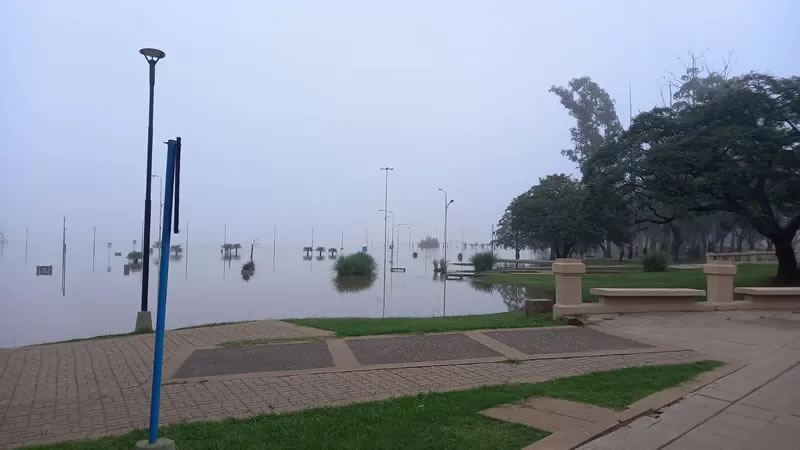 El río Uruguay continúa en descenso en el puerto de Concordia