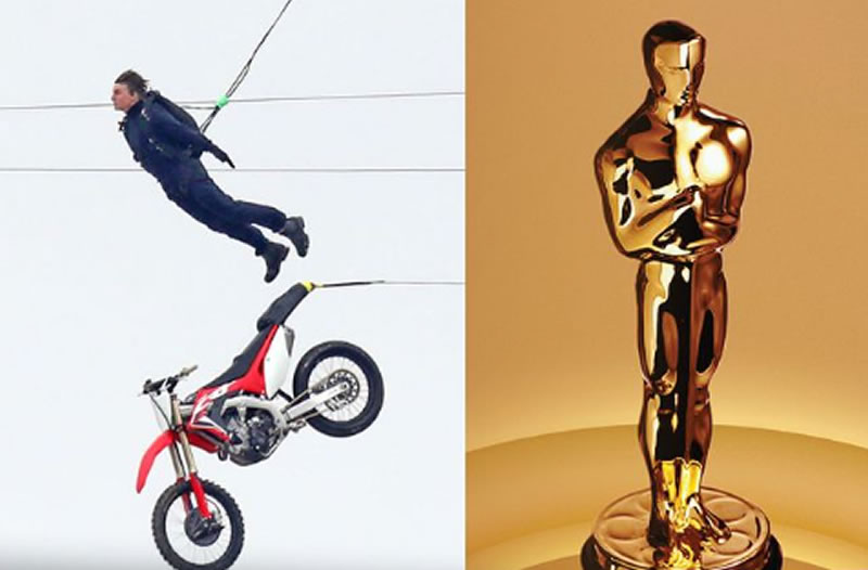 La Academia evalúa agregar la categoría mejor doble de riesgo en los premios Oscar