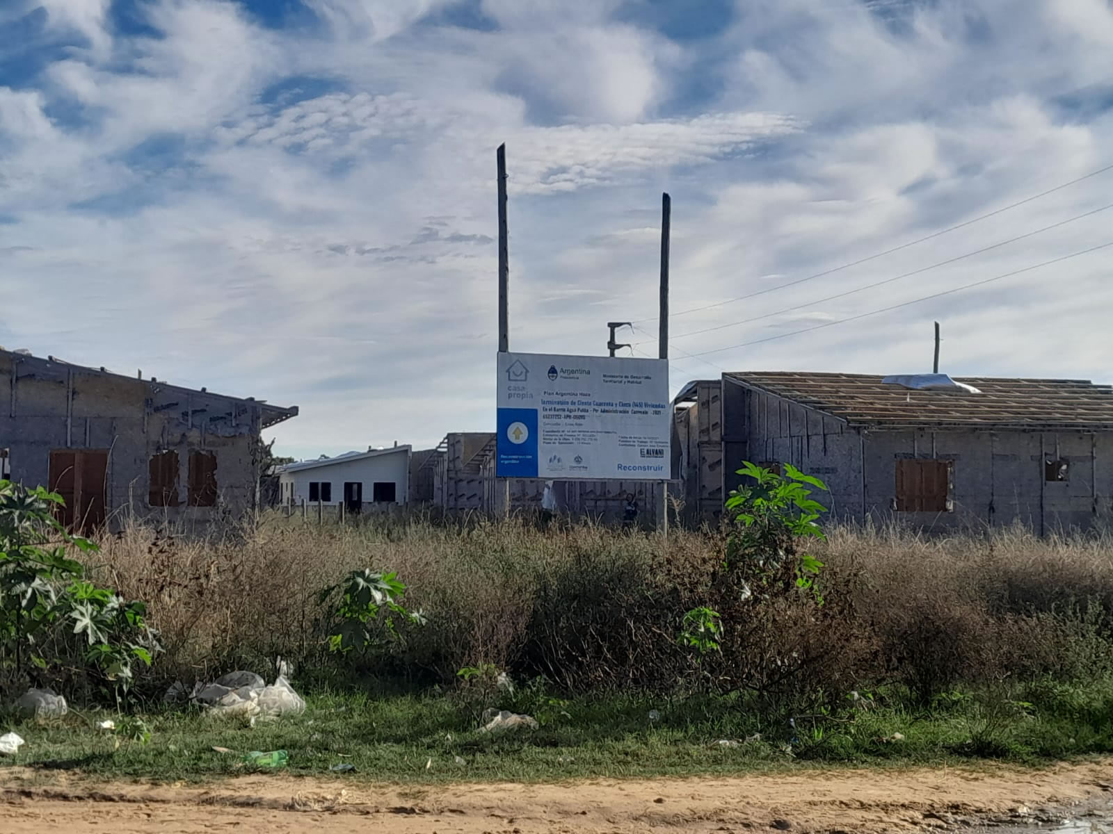 Son más de 200 las chapas recuperadas en el Barrio Agua Patito