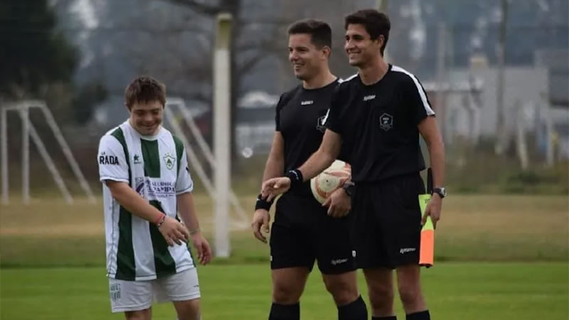 Un jugador con Síndrome de Down tuvo un emotivo debut con gol en la Liga de Chascomús