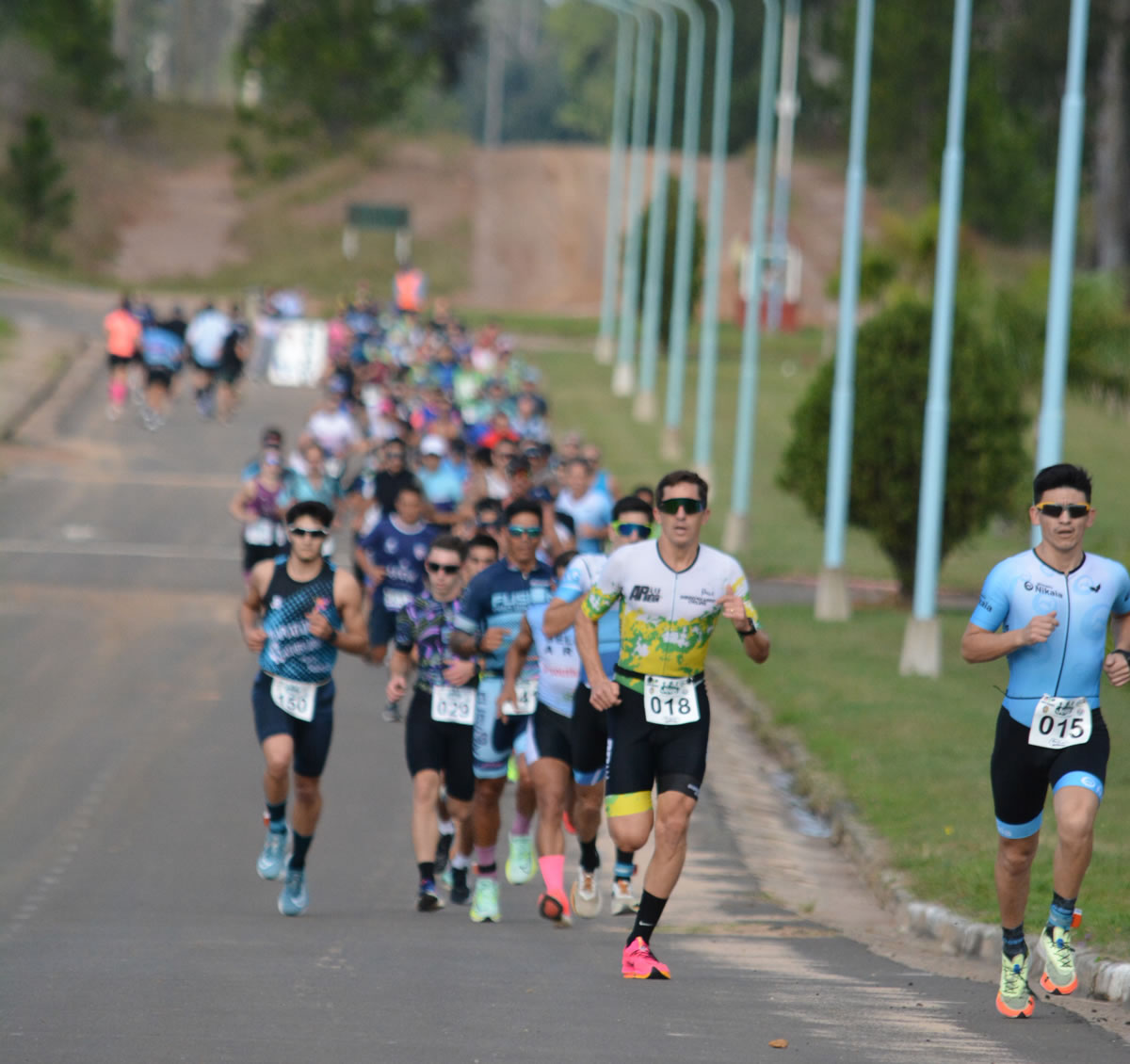 Ricagno y Brunini ganaron el duatlon en Colonia Ayuí