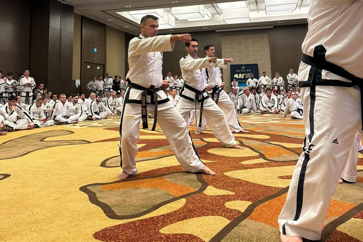 Representantes concordienses participaron en el Curso Internacional de Instructores de Taekwondo